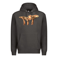 Smoke lactarius rufus mushroom Premium Hoodie - LillyAllenDesigns