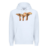 White lactarius rufus mushroom Premium Hoodie - LillyAllenDesigns