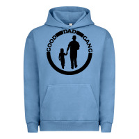 Pigment Pebble Blue good dad gang Urban Hoodie - artisFamous