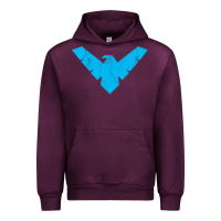 Mauve Wine nightwing Urban Hoodie - artisFamous