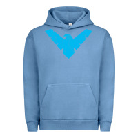 Pigment Pebble Blue nightwing Urban Hoodie - artisFamous