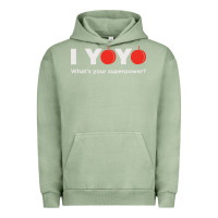 Pigment Oil Green funny yoyo Urban Hoodie - artisFamous