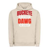 Pigment French Oak buckeye on saturday Urban Hoodie - artisFamous