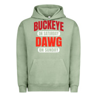 Pigment Oil Green buckeye on saturday Urban Hoodie - artisFamous