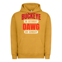 Pigment Peanut Butter buckeye on saturday Urban Hoodie - artisFamous