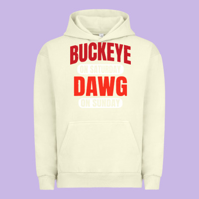 Buckeye On Saturday Urban Hoodie Designed By Artisfamous