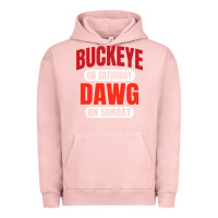 Pigment Salmon buckeye on saturday Urban Hoodie - artisFamous