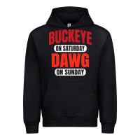 Black buckeye on saturday Urban Hoodie - artisFamous