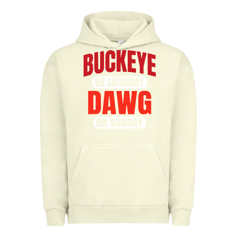 Buckeye On Saturday Urban Hoodie by artisFamous | Teevron