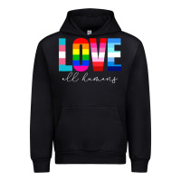 Black lgbt pride rainbow love lgbtq pride Urban Hoodie - artisFamous