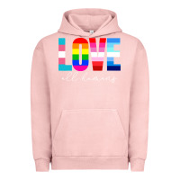 Pigment Salmon lgbt pride rainbow love lgbtq pride Urban Hoodie - artisFamous