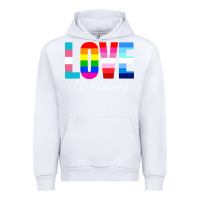 White lgbt pride rainbow love lgbtq pride Urban Hoodie - artisFamous