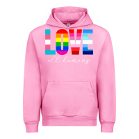 Fuchsia Pink lgbt pride rainbow love lgbtq pride Urban Hoodie - artisFamous