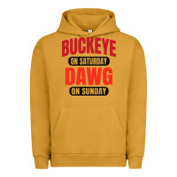 Pigment Peanut Butter buckeye on saturday Urban Hoodie - artisFamous