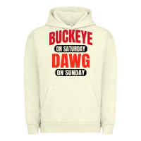 Pigment Pistachio buckeye on saturday Urban Hoodie - artisFamous