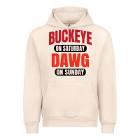 Sandshell buckeye on saturday Urban Hoodie - artisFamous