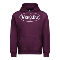 Mauve Wine vee jay records Urban Hoodie - artisFamous