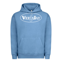 Pigment Pebble Blue vee jay records Urban Hoodie - artisFamous