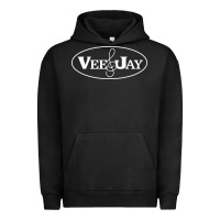 Pigment Black vee jay records Urban Hoodie - artisFamous