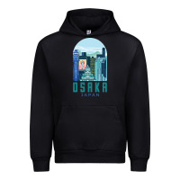 Black Osaka Japan Urban Hoodie - artisFamous