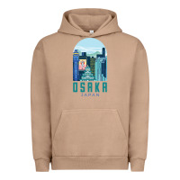 Pigment Burro Osaka Japan Urban Hoodie - artisFamous