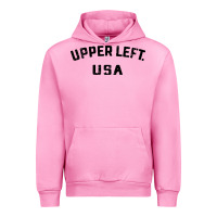 Fuchsia Pink upper left usa Urban Hoodie - artisFamous