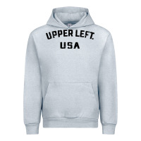Heather Grey upper left usa Urban Hoodie - artisFamous
