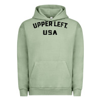 Pigment Oil Green upper left usa Urban Hoodie - artisFamous