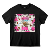 Black i like my coffee cold like my soul Heavy Core Tee - TumblerDesignByShophia