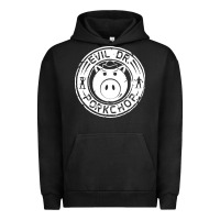 Pigment Black evil dr porkchop Urban Hoodie - artisFamous