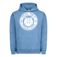 Pigment Pebble Blue evil dr porkchop Urban Hoodie - artisFamous