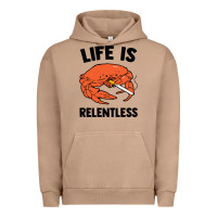 Pigment Burro crab life is relentless Urban Hoodie - artisFamous