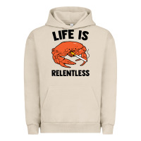 Pigment French Oak crab life is relentless Urban Hoodie - artisFamous