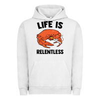 Pigment Lunar Rock crab life is relentless Urban Hoodie - artisFamous