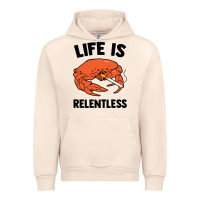 Sandshell crab life is relentless Urban Hoodie - artisFamous
