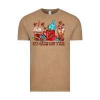 Vintage Coffee American Football Coffee Cup Vintage Tee - FaDigitalArtStudio