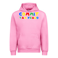 Fuchsia Pink commit tax fraud Urban Hoodie - artisFamous