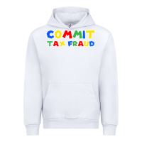 White commit tax fraud Urban Hoodie - artisFamous