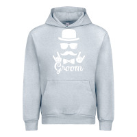 Heather Grey groom bachelor party Urban Hoodie - artisFamous