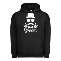Pigment Black groom bachelor party Urban Hoodie - artisFamous
