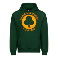 Forest Green silver shamrock novelties Urban Hoodie - artisFamous