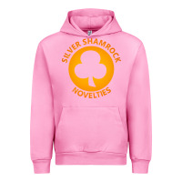 Fuchsia Pink silver shamrock novelties Urban Hoodie - artisFamous