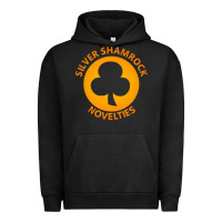 Pigment Black silver shamrock novelties Urban Hoodie - artisFamous