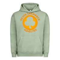 Pigment Oil Green silver shamrock novelties Urban Hoodie - artisFamous