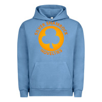 Pigment Pebble Blue silver shamrock novelties Urban Hoodie - artisFamous