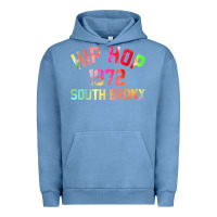 Pigment Pebble Blue hip hop 1972 south bronx Urban Hoodie - artisFamous