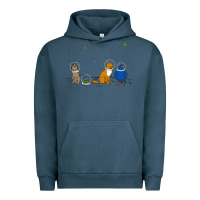 Pigment Midnight Navy do a barrel roll! Urban Hoodie - artisFamous