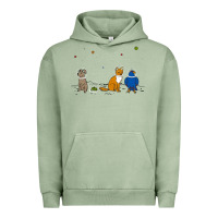 Pigment Oil Green do a barrel roll! Urban Hoodie - artisFamous