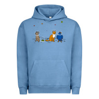 Pigment Pebble Blue do a barrel roll! Urban Hoodie - artisFamous
