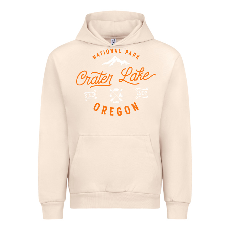 Crater Lake Oregon National Park Vintage Retro Urban Hoodie by artisFamous | Teevron